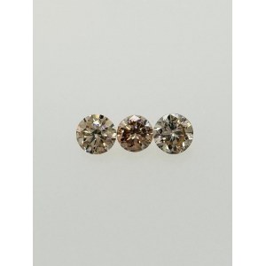 3 DIAMONDS 1.53 CT FANCY COGNAC - SI1-3 - C30403-9