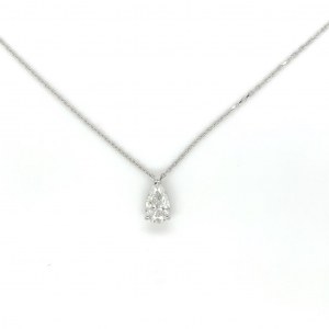 NECKLACE IN WHITE GOLD 1.88 GR WITH DIAMONDS - A2727
