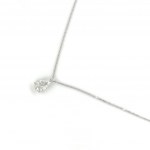 NECKLACE IN WHITE GOLD 1.88 GR WITH DIAMONDS - A2727