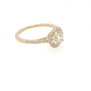 RING IN WHITE GOLD WITH 1 CARAT BRILLIANT DIAMOND - RNG10611