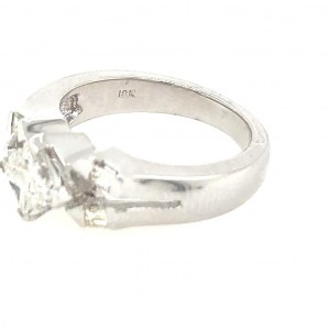 RING IN 18K WHITE GOLD 8.03 GR WITH DIAMOND AND DIAMONDS - RNG30406