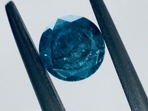 DIAMANT 0,7 CT FANCY VIVID BLUE - I3 - C31004-19
