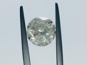 NATURAL POLISHED DIAMOND 2.45 CT LIGHT YELLOW - I2 - C30304-11