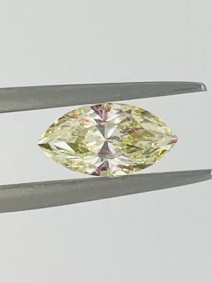 DIAMOND 1.12 CT - FANCY YELLOW - SI1 - HR20901-2