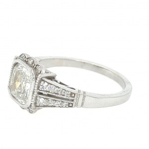 RING IN 4.26 GR VINTAGE WITH DIAMONDS AND BRILLIANTS - RNG30208
