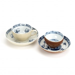 Ciotola e tazza da tè di Meissen