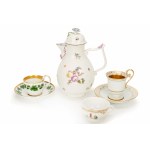 Meissen collector's cups and jug