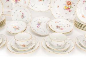 Meissen pièces de service 'Neubrandenstein avec fleurs et insectes