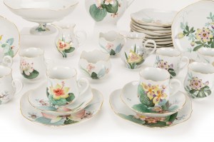 Meissen coffee service 'Orchid and water plants'