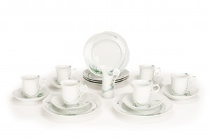 Meissen coffee service 'Forest flora with insects'