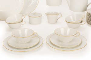 KPM Berlin coffee and tea service 'Field flower relief on board'