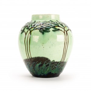 Max Laeuger (1864-1952) Vase avec olivier