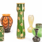 Collezione di vasi Art Nouveau