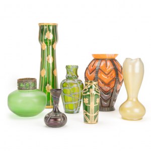 Collezione di vasi Art Nouveau
