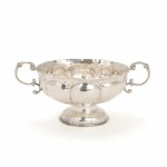 Baroque silver brandy dish