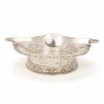 George II silver handle basket