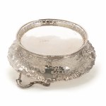 George II silver handle basket