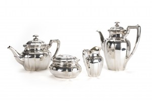 Art deco silver service