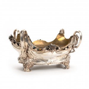 Art Nouveau silver jardinière