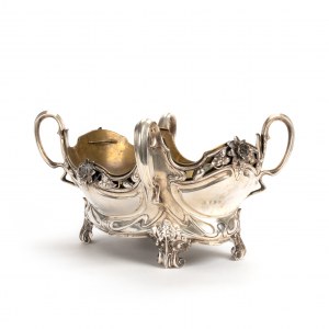 Art Nouveau silver jardinière