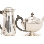 Silber-Kaffee- und Teekanne