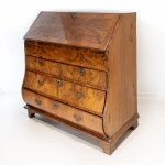 Baroque sloping flap chest of drawers