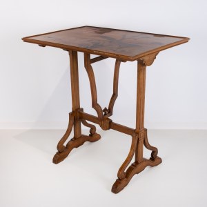 Emile Gallé Table pliante Art nouveau