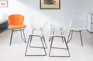 Stoličky Knoll International Bertoia, dizajn Harry Bertoia