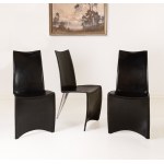Driade Aleph tre sedie 'Ed Archer', design di Philippe Starck