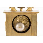 Empire-style mantel clock