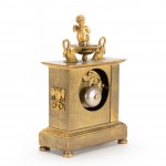 Empire-style mantel clock