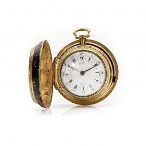 George Prior verge pocket watch with tortoiseshell case