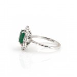 Prsteň Entourage so smaragdovým diamantom