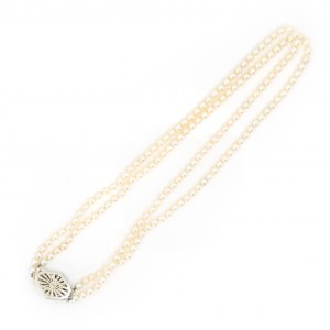 Perlen-Diamant-Collier