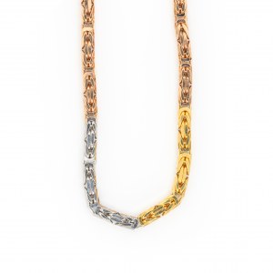 Tricolor king necklace