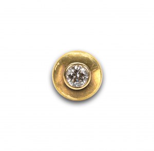 Tie pin stud with diamond