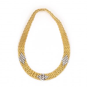 Marchisio necklace set with diamonds