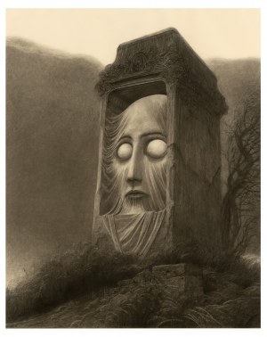 Zdzisław Beksiński (1929 Sanok, Polska - 2005 Warszawa)