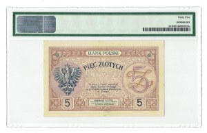 II RP, 5 Zloty 1919 S.59. A - PMG 45