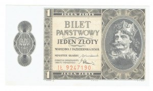II RP, 1 Zloty 1938 IŁ
