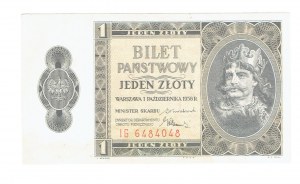 II RP, 1 zloty 1938 IG