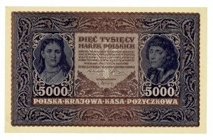 II RP, 5000 poľských mariek 1920 III SERJA A