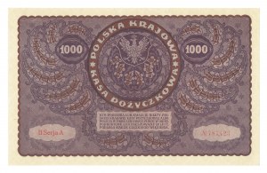 II RP, 1000 polnische Mark 1919 II SERJA A