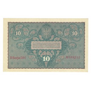 II RP, 10 marek polskich 1919 II Serja DH