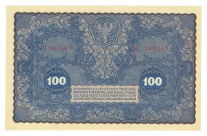 II RP, 100 Polish marks 1919 IH Series C