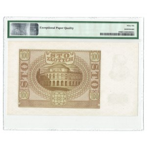 GG, 100 złotych 1940 - D - PMG 66 EPQ
