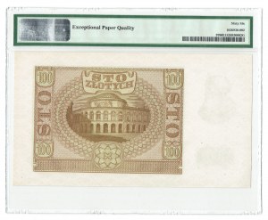 GG, 100 złotych 1940 - D - PMG 66 EPQ