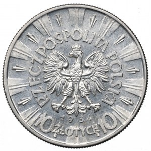 II Republic of Poland, 10 zloty 1934 Pilsudski