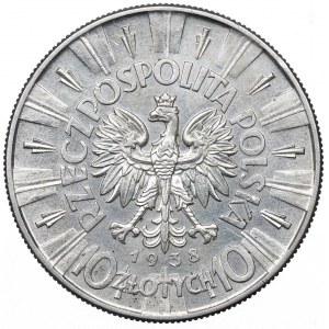 II Republic of Poland, 10 zloty 1938 Pilsudski