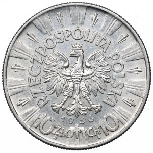 II Republic of Poland, 10 zloty 1936 Pilsudski
